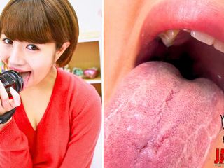 Japan Fetish Fusion: Dental and Oral Self-Shots - Playful Tongue of Konoha Kasukabe