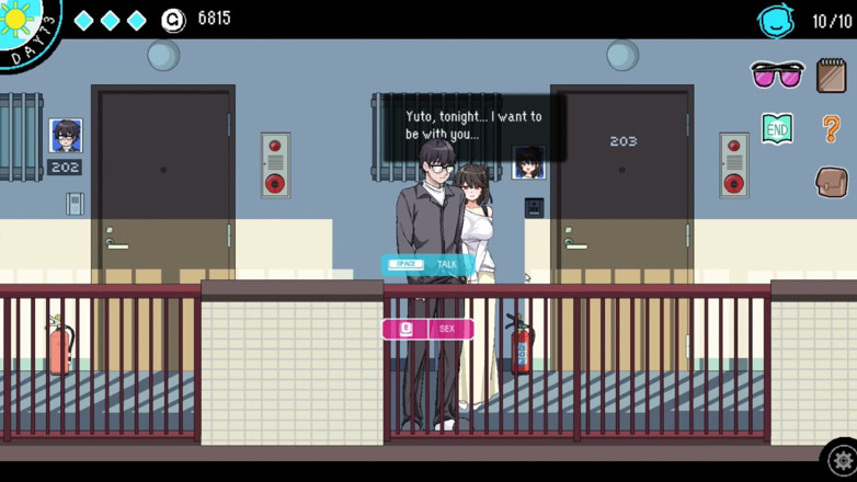 NSFWOtaku: Hentai Game - Apartment Sex Scenes - Neighbor Fuck Each Other - Neighbor...