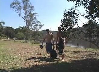 Hot Latinos dudes not gay but curious: Sexy straight Latino fucking for the first time 9