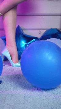 9 monate Schwangerschaft & Ballons spielen und orgasmus