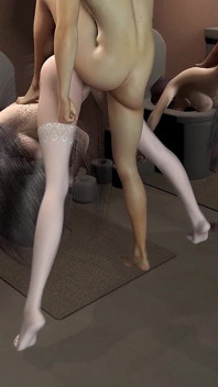 Bogini Booty w Pixelach: Wirtualne pożądanie - Hentai Animacja 3D