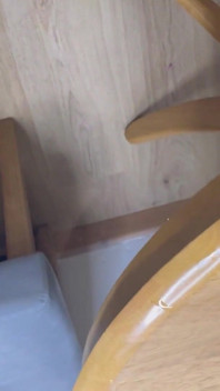 Eu esguicho em toda a minha mesa de jantar