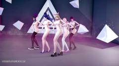 3D-Hentai Games: [MMD] STAYC - RAN2U Ahri Akali Kaisa Evelynn Seraphine sexy tanec...