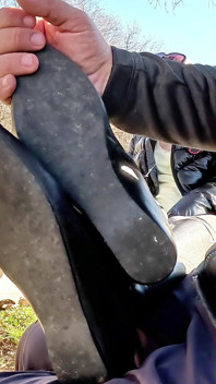 Boot Worship in a Park