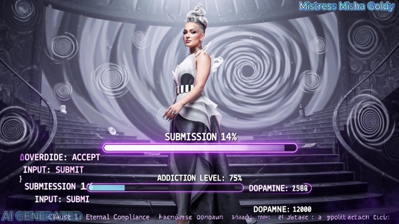 Goddess Misha Goldy: La chiarezza post-acro qui non funziona.