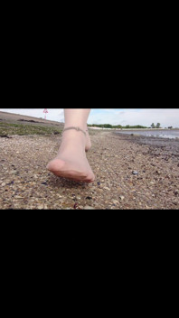 Stopy Na Plaży Horumersiel W Wangerlandzie