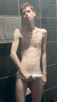 Keoimath - a Skinny Twink Showing His Big Dick Bulging His Underwear