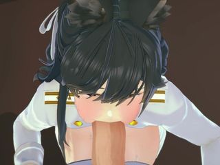 Velvixian: Atago pov lagi asik nyepong kontol