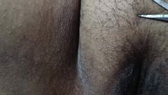 Indian Bengali Housewife Boudi Pussy Hair Cut