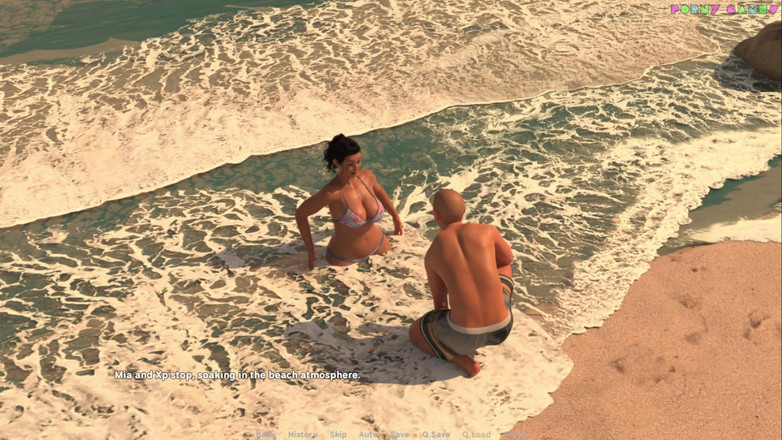 Porny Games: Exibitionist wife por Wihte Foam - madrastra da una mano de...