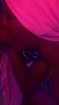 Hot Blow Job Ebony Teen with Suction Lips and Tongue Action POV