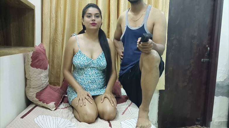 Saarabhabhi6: Step Stepsister Fighting in the Bedroom for TV Remote with...