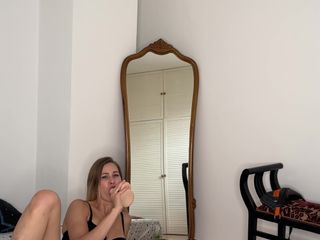 Stella Cardo: Neighbor with Big Tits Masturbates with a Big Dildo