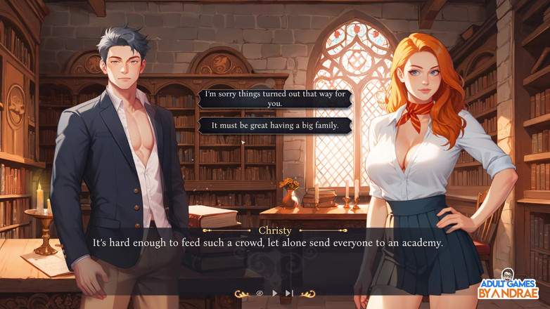 Adult Games by Andrae: Ep5: New Naughty Student Christy - Lust &amp; Magic (gameplay)