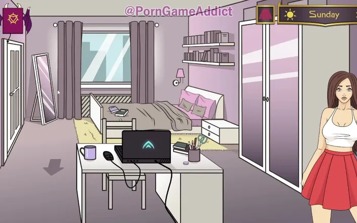 Porngame addict: College of Succubus 16 Pc Commentary HD