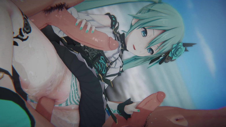 Tomu aisuman: [project Sekai] Miku's digitale diva verontreinigd: gebonden vocaloid &amp; pov gangbang (4k / 60...