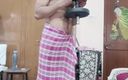 Rajasthani-old-lover: 아침 목욕과 함께하는 Excercise