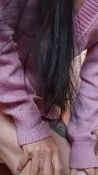 Quick Lesbian Sex in the Kitchen with a Strap-on