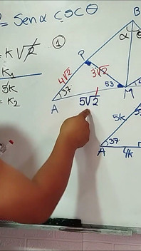 Trigonometrie: opmerkelijke driehoeken - oefening 4