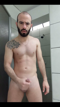 Saindo do chuveiro ...