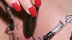 Orgasm with Stretched Labia