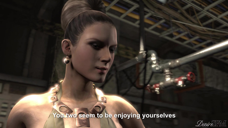 Desire SFM: ความชั่วร้ายแบบถาวร 2 / Futa Excella และ Futa Jill X Claire Redfield