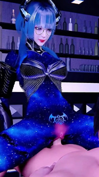 VR glow-up: seduzione con una dea 3D - animazione 3D hentai