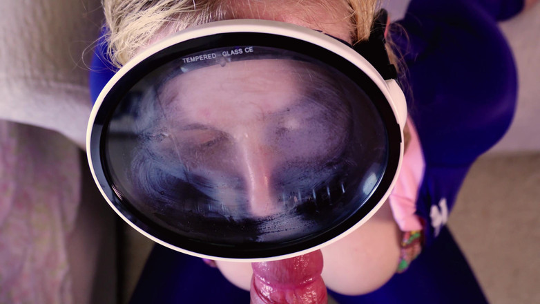 JessieHH: Latihan nafas &amp; sepong kontol sampai dicrot di muka