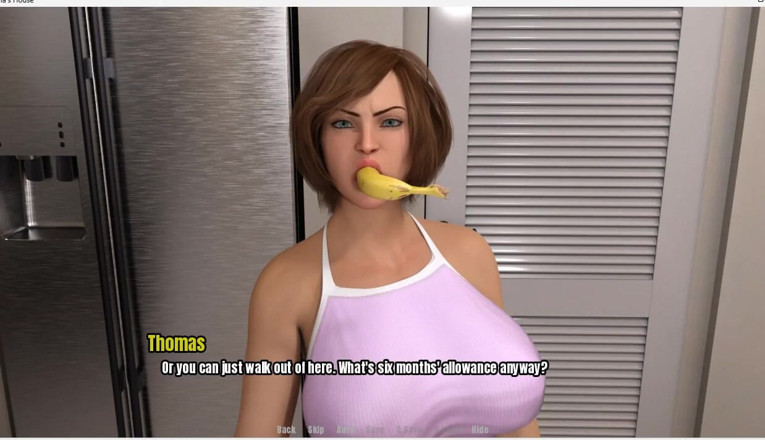 XXX Games Bunk: グランマズ・ハウス ゲームプレイ MILFアナベル・スパンキング
