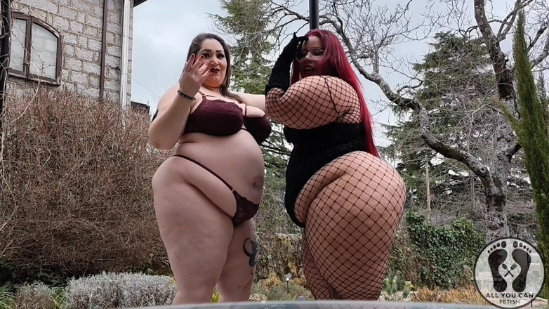 All You Can Fetish: Kepulangan dewi yang sangat gemuk - gempa bumi keseronokan dalam batang...