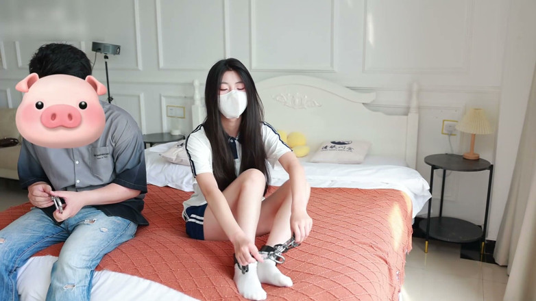 Asian bondage: The Pure Girlfriend's White Sock Restraint, Her Fair Legs and...
