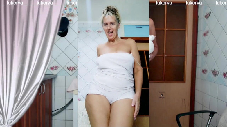 Lukerya: Lukerya flirtează cu fanii în pantalonii ei scurți albi preferați