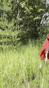 Red Riding Hood Monika Fox Found Big Dildos on Way to Grandma & Fucked All Holes with Them, with Anal, Squirt & Prolapse