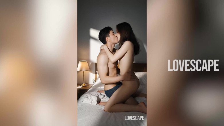 Lovescape: Zostań ze mną - Słodki azjatycki anioł staje się walentynkowe dziwka...