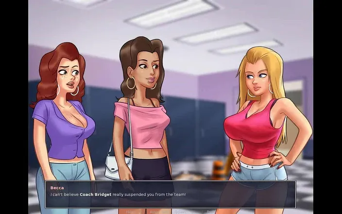 Dirty GamesXxX: Summertime Saga: locker room ep.11