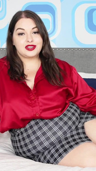 Step-mommy's Big-tit JOI - MILF Step-mom Sydney Screams Teases with Satin Blouse for Your Jerk-off Instructions