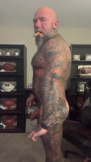 MasculineJason - Jason Collins: Flexing and Cigar Smoking