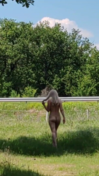 The Little Whore Shows up on the Highway with a Shaved Pussy