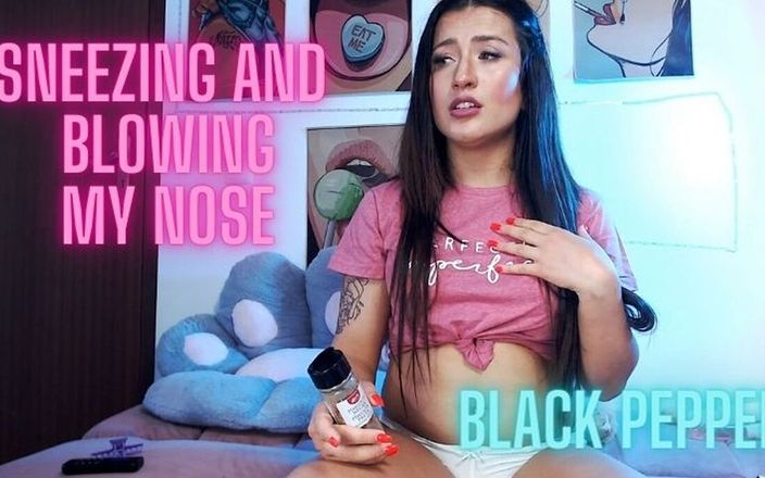 AnittaGoddess: Chupando mi nariz y estornudos