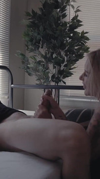 Blonde Horny Throat Slut Sloppy Blowjob and Cum Blast!