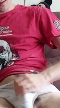 Nerdy College Boy with Big Cock Masturbate After Classes