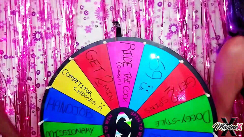 Maxine X: Spin to Win Game Ends with Creampie! Maxine X and...