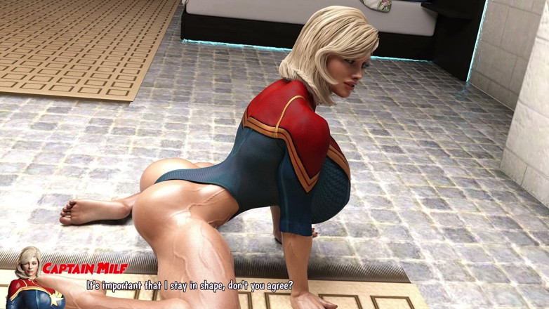 Anime_Sex_00: Alpha Guy domină căpitanul mătușă sexy în sala de sport - țâțe mari...