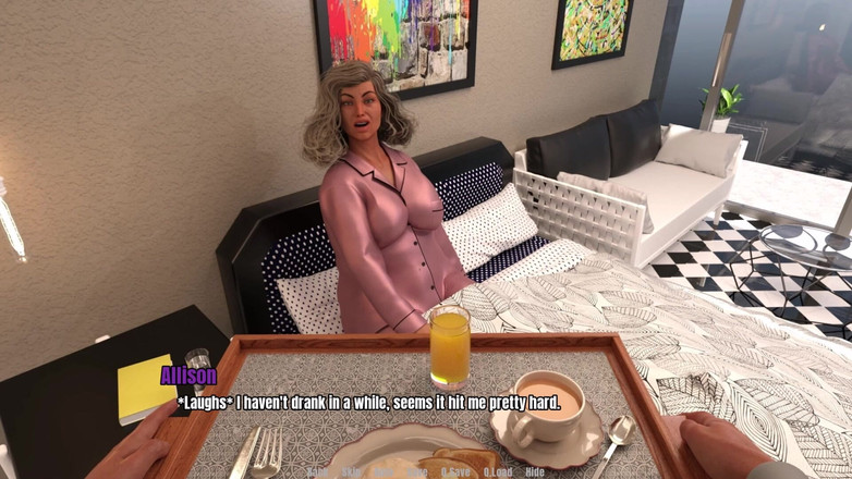 LustSaga: La casa della nonna 3 - miss william rivelano che è nuda sotto...