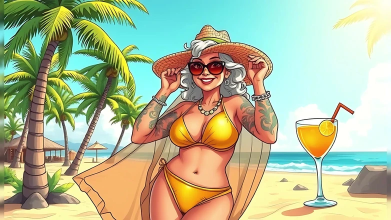 AI Porn: Flux Ai Мультфильм со зрелыми (без обнажения)