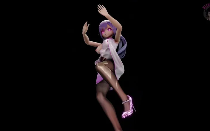 Velvixian: Genshin Impact. Dance in Sexy Pantyhose and Bottom Camera Angle