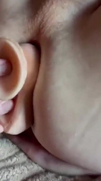 Fucked by an 8 Dildo