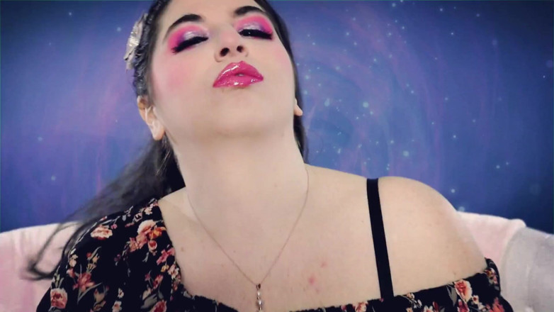 goddessjoules: Růžová rtěnka na plexiglass Asmr