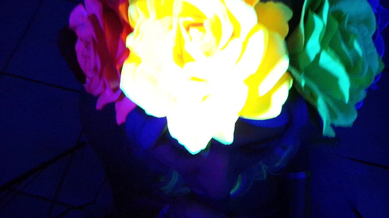 VickyVixen: Negro luz chupando polla