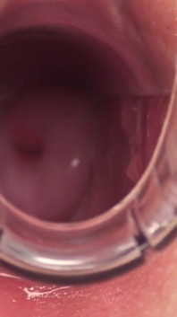 18yo nurse Kattie Gold gapes her pussy to get a new job